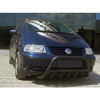 Frontbügel WT003 Schwarz Edelstahl Ford Galaxy 1995-2006 Foto 1