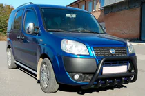 Fiat Doblo I 2001-2005 Frontbügel WT003 Schwarz Edelstahl Foto 1