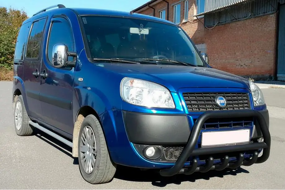 Fiat Doblo I 2001-2005 Frontbügel WT003 Schwarz Edelstahl Image