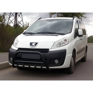 Frontbügel WT003 Schwarz Edelstahl Peugeot Expert 2007-2016 Foto 1