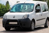 Renault Kangoo 2008–2020 Frontbügel WT003 Schwarz Edelstahl Foto 2