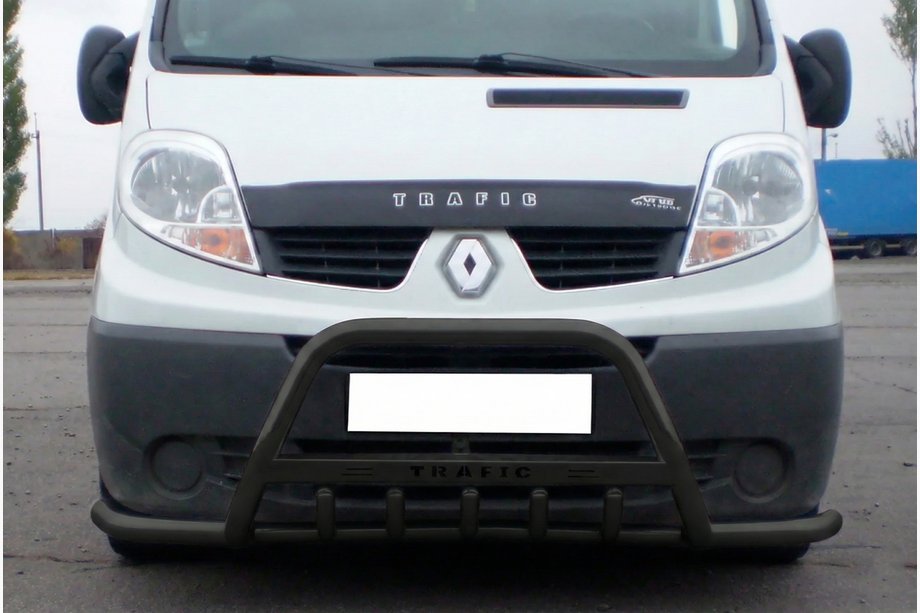 Renault Trafic 2001–2015 Frontschutzbügel Exclusive Black (Edelstahl) Image