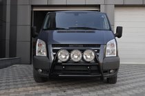 Ford Transit 2000–2014 Frontbügel WT018 Schwarz (2006-2014, Edelstahl) Foto 1