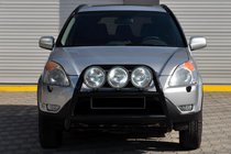 Honda CRV 2001-2006 Frontbügel WT018 Schwarz (Edelstahl) Foto 4