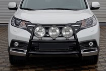 Honda CRV 2012-2016 Frontschutz WT018 Schwarz (Edelstahl) Foto 4