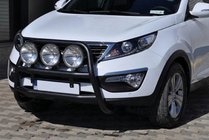 Kia Sportage 2010-2015 Frontbügel WT018 Schwarz (Edelstahl) Foto 3