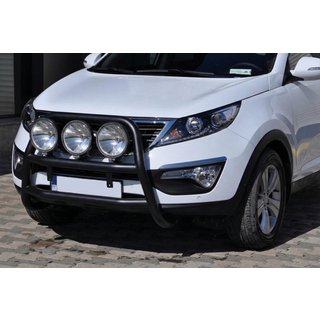 Frontbügel WT018 Schwarz (Edelstahl) Kia Sportage 2010-2015 Foto 3