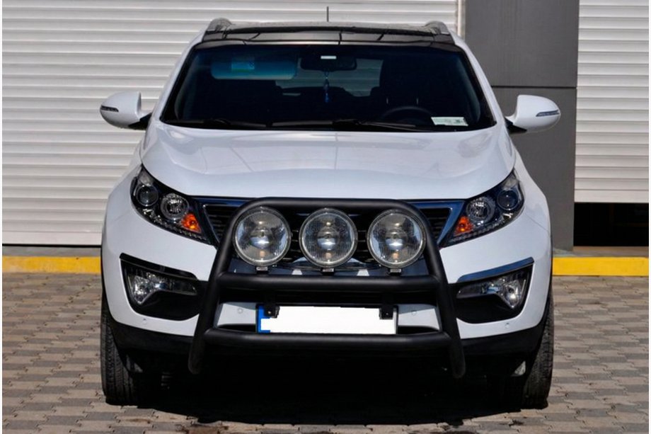Kia Sportage 2010-2015 Frontbügel WT018 Schwarz (Edelstahl) Image