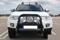Mitsubishi L200 2006-2015 Frontbügel WT018 Schwarz (Edelstahl) Foto 2