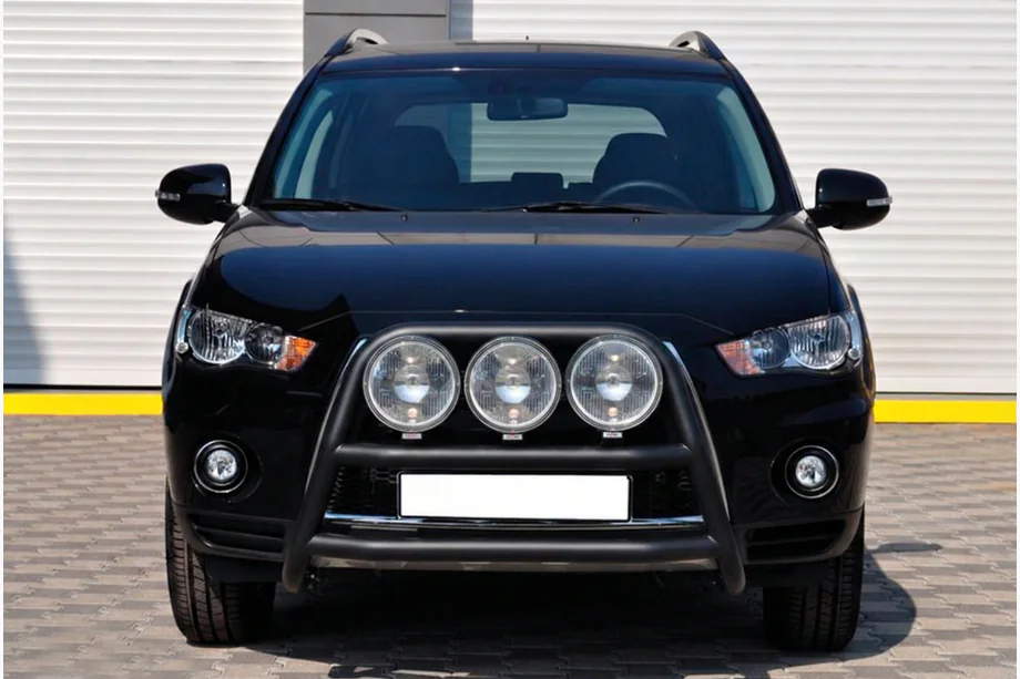 Mitsubishi Outlander 2006-2012 Frontbügel WT018 Schwarz (Edelstahl) Image