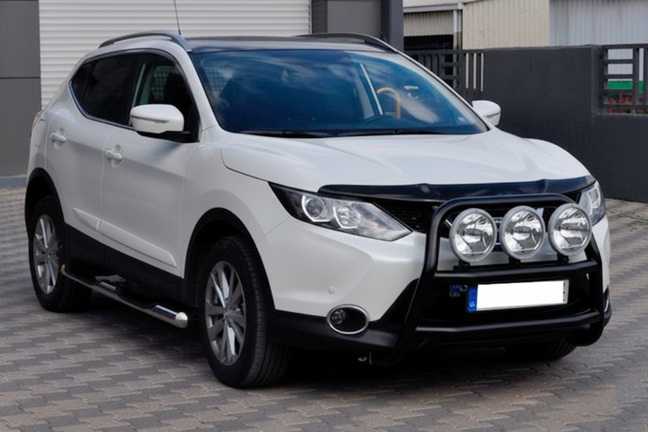Nissan Qashqai 2014-2021 Frontbügel WT018 Schwarz (Edelstahl) Foto 3