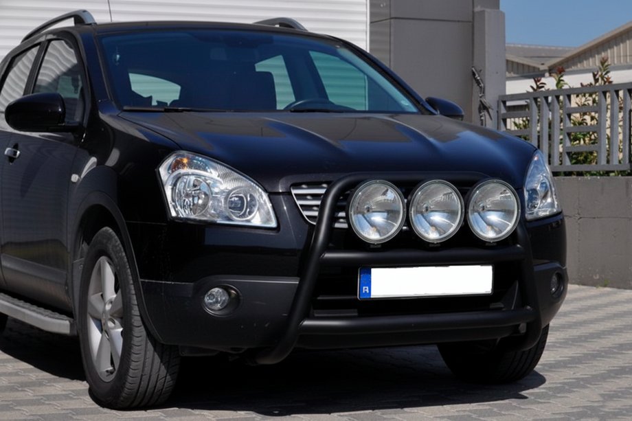 Nissan Qashqai 2010-2014 Frontbügel WT018 Schwarz (Edelstahl) Foto 3