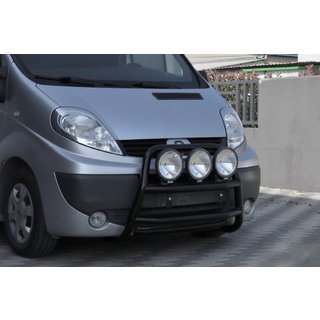 Frontbügel WT018 Schwarz (Edelstahl) Nissan Primastar 2002-2014 Foto 4