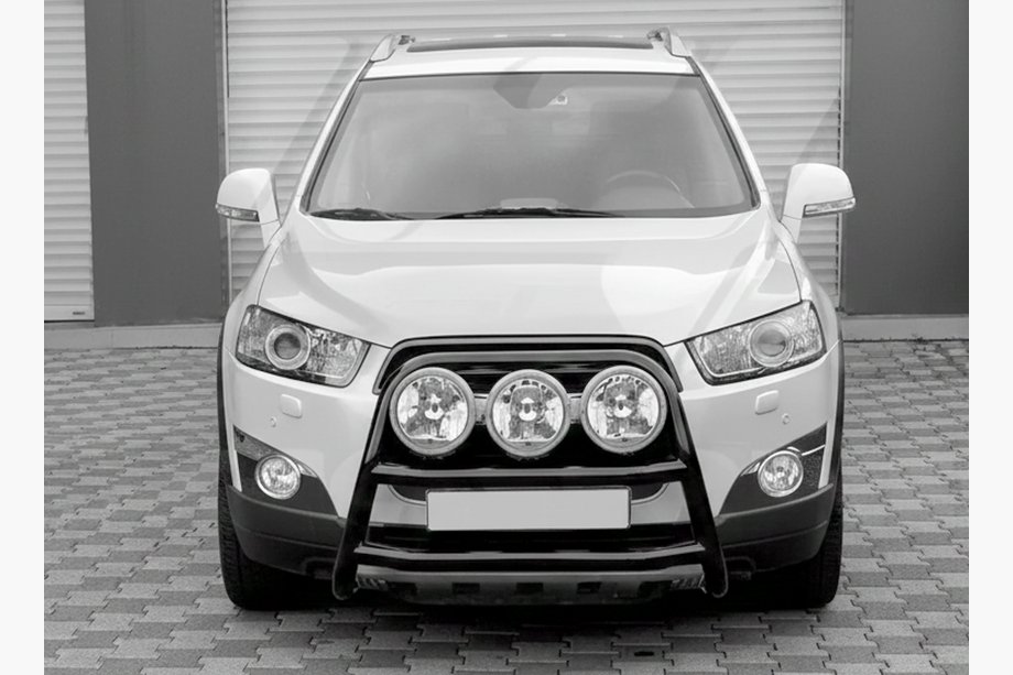 Chevrolet Trax 2012-2023 Frontbügel WT018 Schwarz (Edelstahl) Image