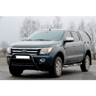 Frontschutzbügel WT022 Schwarz (Edelstahl) Ford Ranger 2011–2022 Foto 3