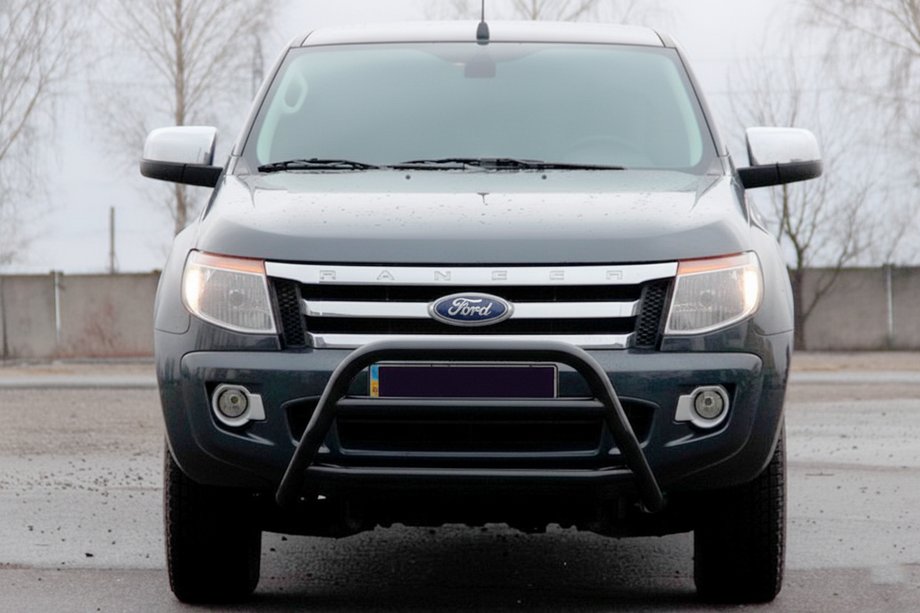 Ford Ranger 2011–2022 Frontschutzbügel WT022 Schwarz (Edelstahl) Foto 1