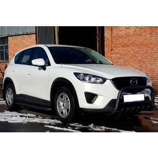 Frontschutzbügel WT021 Schwarz (Edelstahl) Mazda CX-5 2012-2017 Foto 1