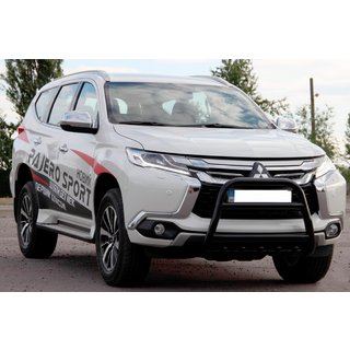 Frontbügel WT008 Schwarz (Edelstahl) Mitsubishi Pajero Sport 2015- Foto 3