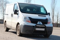 Opel Vivaro 2001–2015 Frontbügel QT-Spec Schwarz (Edelstahl) Foto 2