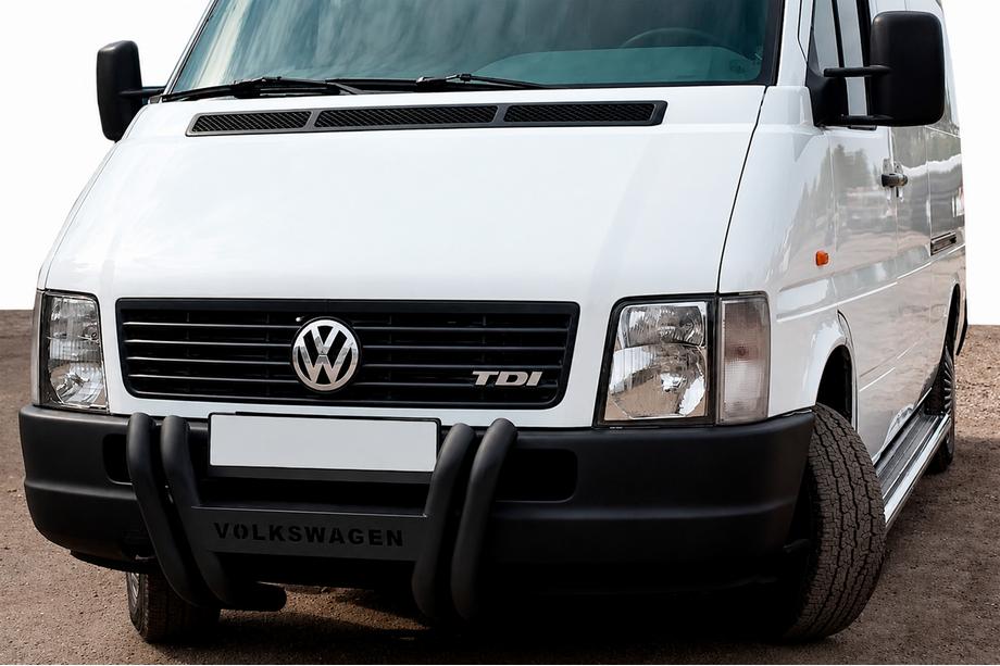 Volkswagen LT 1995-2006 Frontbügel Kelebek WT011 Black (Edelstahl) Image