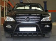 Mercedes ML W163 1997-2005 Frontbügel Black (Edelstahl) Foto 2