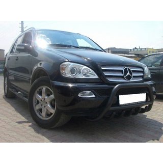 Frontbügel Black (Edelstahl) Mercedes ML W163 1997-2005 Foto 1