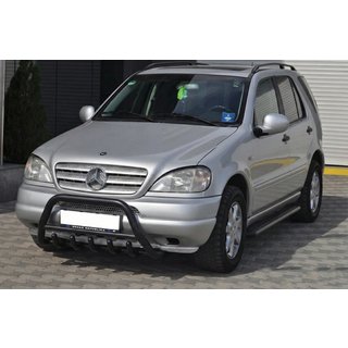 Frontbügel Black (Edelstahl) Mercedes ML W163 1997-2005 Foto 3