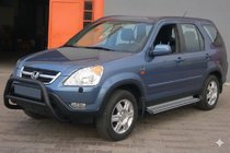 Honda CRV 2001-2006 Frontbügel WT005 Schwarz (Edelstahl) Foto 1