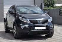 Kia Sportage 2010-2015 Frontbügel WT006 Schwarz (Edelstahl) Foto 1