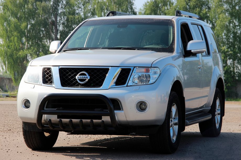 Nissan Pathfinder R51 2005-2014 Frontbügel WT008 Schwarz (Edelstahl) Foto 4