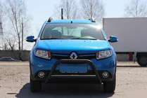 Dacia Sandero 2013-2020 Frontbügel WT006 Schwarz (Edelstahl) Foto 1