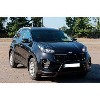 Frontbügel WT006 Schwarz (Edelstahl) Kia Sportage 2015-2021 Foto 2