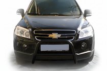 Chevrolet Captiva 2006-2019 Frontbügel WT005 Schwarz (Edelstahl) Foto 1