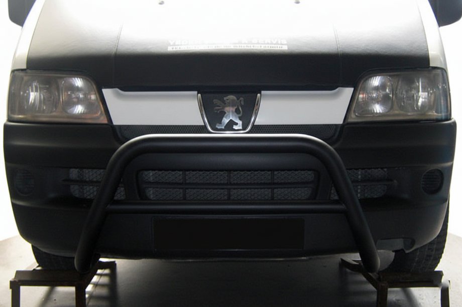 Peugeot Boxer 1994-2006 Frontbügel WT005 Schwarz (Edelstahl) Image