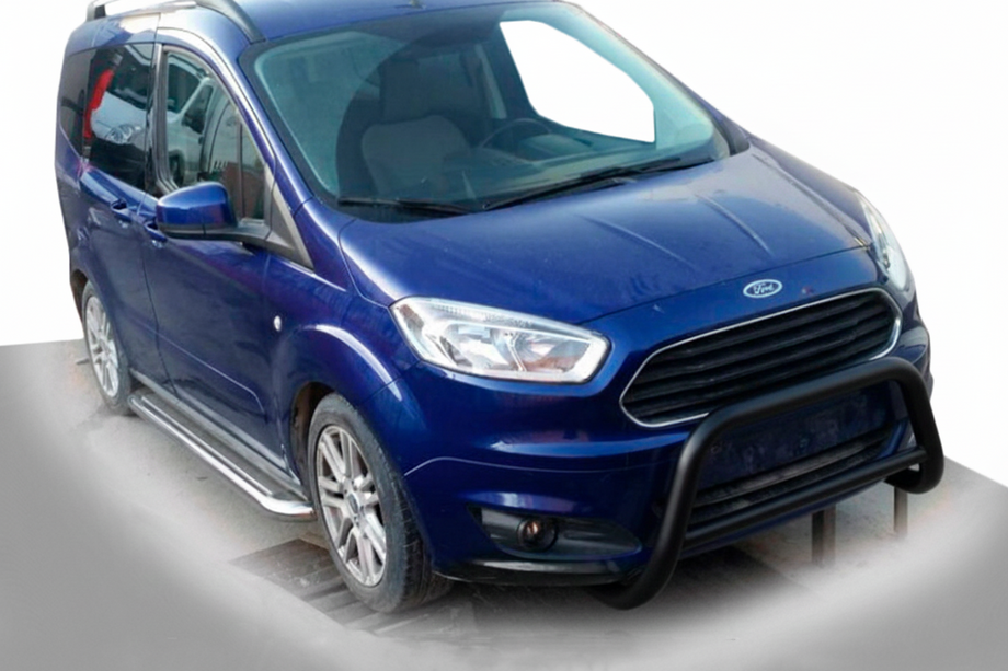 Ford Courier 2014-2023 Frontschutzbügel WT005 Schwarz (Edelstahl) Image