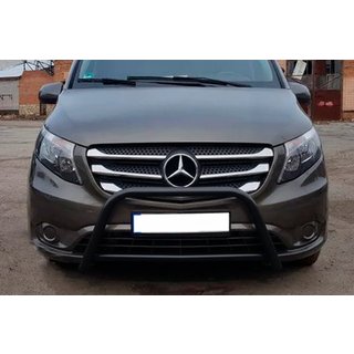 Frontbügel WT006 Schwarz (Edelstahl) Mercedes Vito/V-class W447 2014- Foto 3