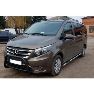 Frontbügel WT006 Schwarz (Edelstahl) Mercedes Vito/V-class W447 2014- Foto 2