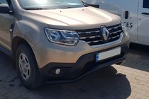 Renault Duster 2018-2024 Frontschutzbügel WT008 Schwarz (Edelstahl) Foto 4
