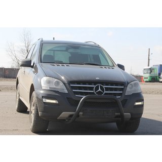 Frontschutz WT006 Schwarz (Edelstahl) Mercedes ML W164 2005-2011 Foto 2