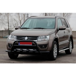 Frontbügel ST-WT-15 Schwarz (Edelstahl) Suzuki Grand Vitara 2005-2017 Foto 3