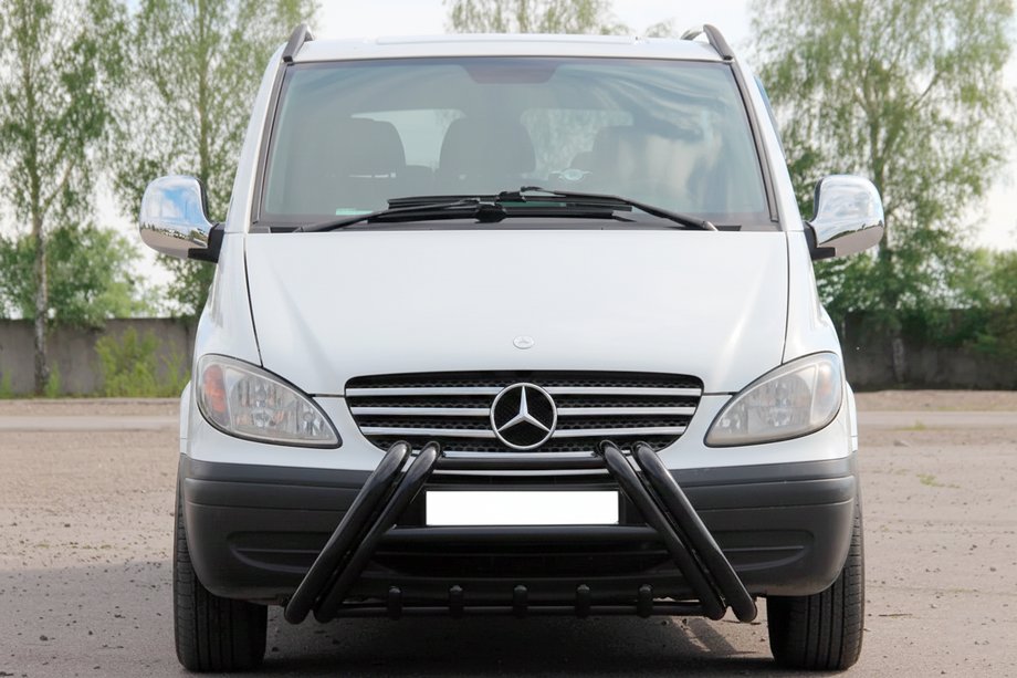 Mercedes Vito W639 2004-2014 Frontschutzbügel Kelebek WT011 Black (Edelstahl) Foto 1