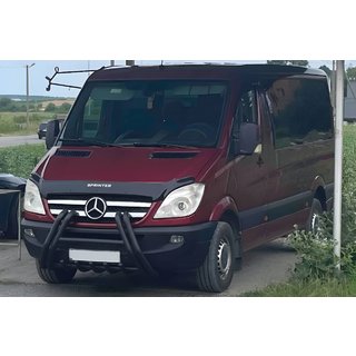 Frontbügel F1-01M Schwarz (2006-2013, Edelstahl) Mercedes Sprinter W906 2006–2018