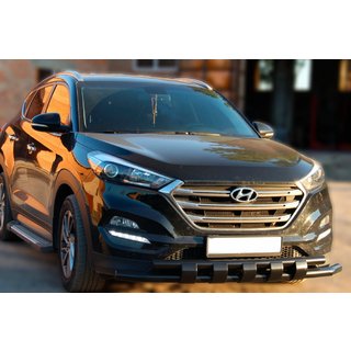 Frontschutzbügel Shark Black (Edelstahl) Hyundai Tucson TL 2016-2021