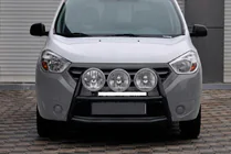 Dacia Dokker 2013-2022 Frontbügel WT022 Schwarz (Edelstahl) Foto 1