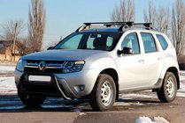 Dacia Duster 2008-2018 Frontbügel WT022 Schwarz (Edelstahl) Foto 1