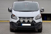 Ford Custom 2013-2022 Frontbügel WT022 Schwarz (Edelstahl) Foto 2