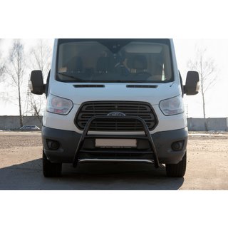 Frontbügel WT022 Schwarz (Edelstahl) Ford Transit 2014- Foto 3