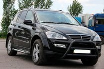 SsangYong Kyron 2005-2014 Frontbügel WT022 Schwarz (Edelstahl) Foto 3