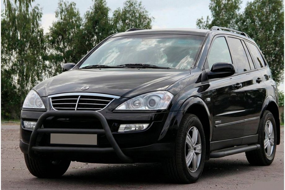 SsangYong Kyron 2005-2014 Frontbügel WT022 Schwarz (Edelstahl) Image