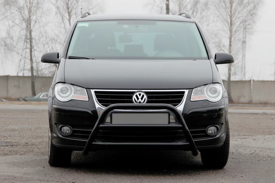 Volkswagen Touran 2003-2010 Frontbügel WT022 Schwarz (Edelstahl) Foto 2